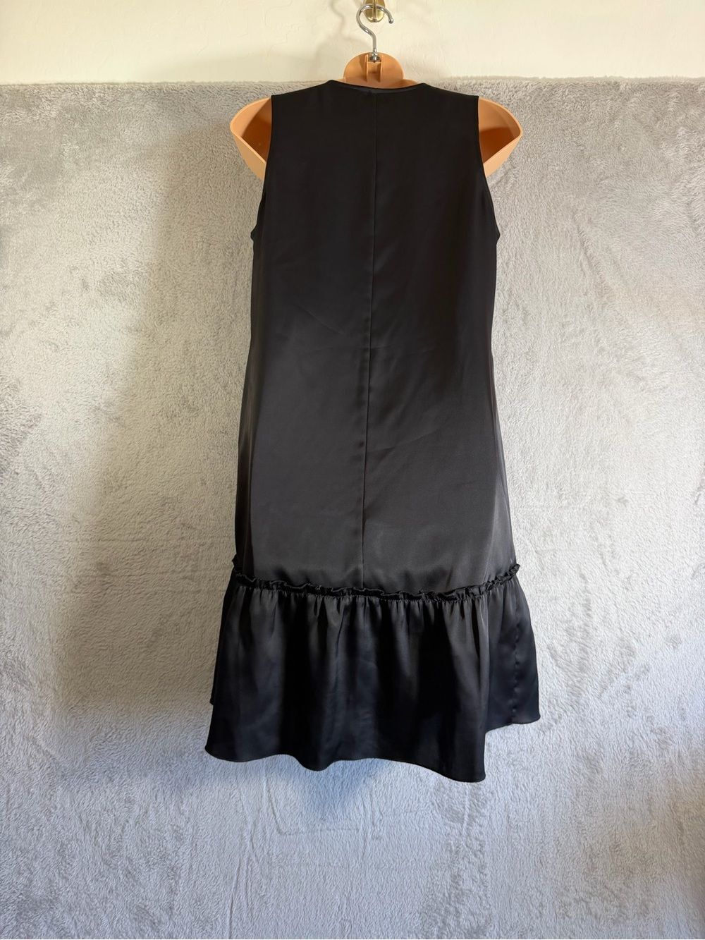ATM Anthony Thomas Melillo satin ruffle hem dress XXS - Picture 3 of 3